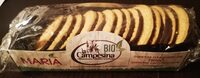 Galletas maria integrales bañadas con chocolate