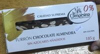 Turron chocolate almendra