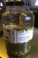 Aceitunas verdes con hueso sabor a anchoa