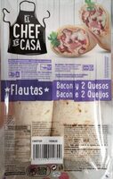 Flautas bacon y 2 quesos