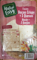 Flautas de bacon crispy y 3 quesos