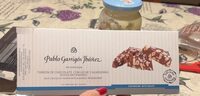 Turron de chocolate con leche y almendra