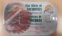 Filet d'anchois à l'huile de tournesol