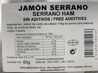 Jamon serrano