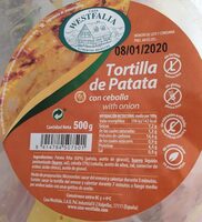 Tortilla de patata con cebolla