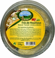 Trío de houmous