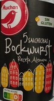 5 salchichas Bockwurst