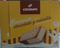Sandwich chocolate/vainilla