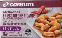 Mejillones en escabeche picante de las Rias Gaellas
