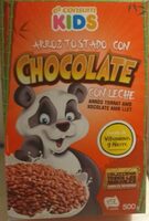 Arroz tostado con chocolate