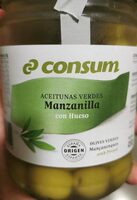 Aceitunas con hueso manzanilla