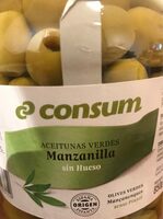 Aceitunas sin hueso manzanilla