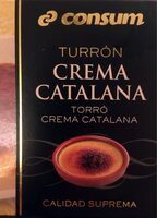 Turrón crema catalana