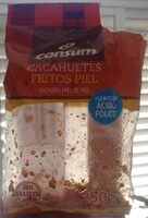 Cacahuetes fritos piel