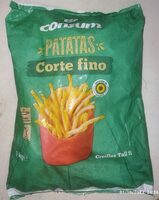 Patatas fritas corte fino
