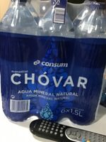 Agua mineral natural Chóvar