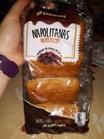 Napolitanas con crema de cacao