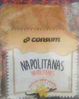 Napolitanas con crema sabor vainilla