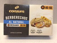 Berberechos al natural