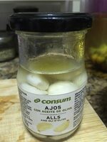 Ajos con aceite de oliva