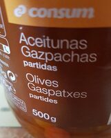 Aceitunas gazpachas verdial