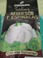 Tortellini de requesón y espinacas