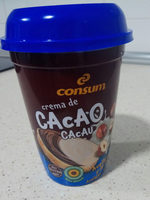 Crema de cacao, avellanas y leche