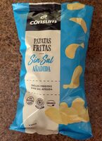 Patatas fritas sin sal añadida