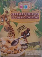 Cereales rellenos de crema de leche