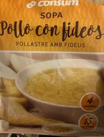 Sopa Pollo con fideos