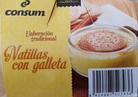 Natillas con galleta