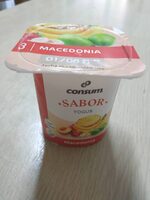 Yogur sabor macedonia