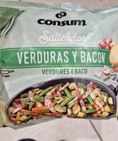 Verduras y bacon