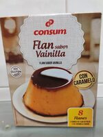 Flan sabor vainilla