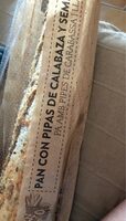 Pan con pipas de calabaza
