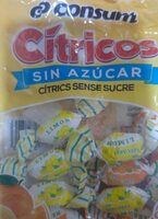 Caramelos cítricos sin azúcar