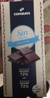 Chocolate negro 72% sin azucar