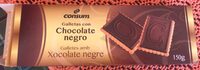 Galletas con chocolate negro