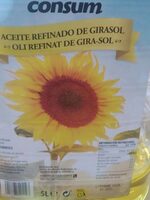 Aceite refinado de girasol