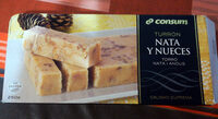Turrón nata y nueces