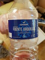 Fuente Arquillo, agua de mineralización débil