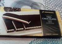 Turrón praliné 3 chocolates