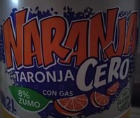 Naranja cero con gas