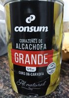 Corazones de alcachofa grande