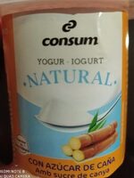 Yogur natural azúcar de caña