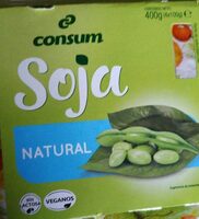 Postre de soja natural