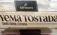 Turrón de yema tostada