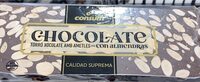Turrón de chocolate con almendras