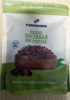 Pasas sultanas sin pepitas