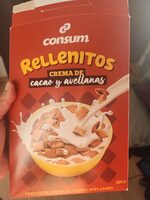 Rellenitos crema de cacao y avellanas